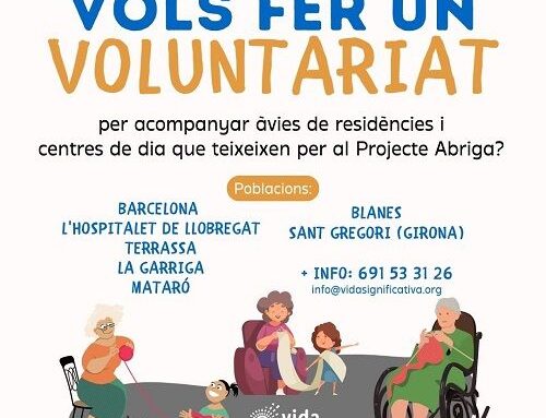 Nuevo voluntariado con abuelas